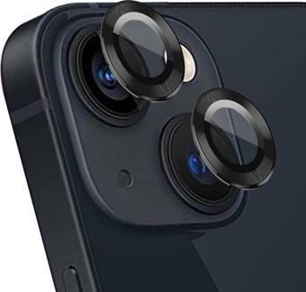 Microsonic Apple iPhone 15 Tekli Kamera Lens Koruma Camı Siyah