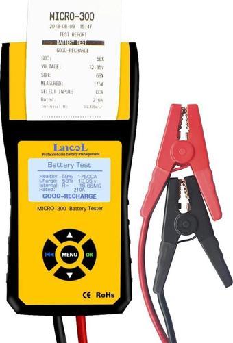 Lancol Araç Akü Test Cihazı Micro-300 100-2000CCA 30-200Ah