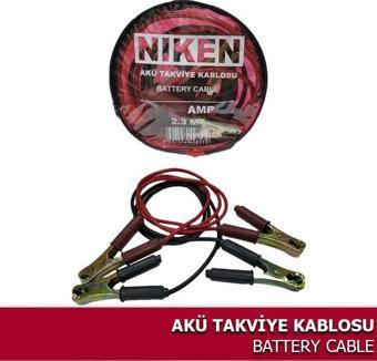 Niken Akü Takviye Kablosu Seti 1200 Amp 2,3Mt 046 002 05 01