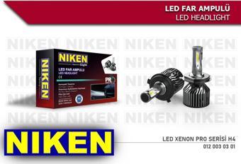 Niken Far Ampulü Led Xenon Pro Serisi H4 