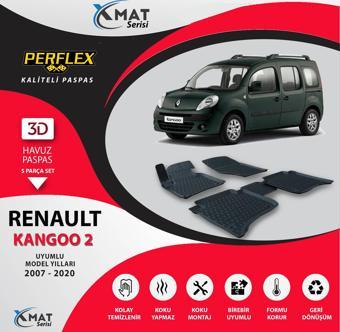 Perflex Paspas 3D Havuzlu X-Mat Kangoo 2 2007-2020