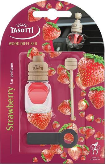 Tasotti Wood Diffuser (Strawberry) Çilek Esanslı  Kalorifer Geçme Koku 7ml.