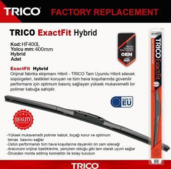 Trico EXACTFIT HYBRID Tek Silecek 400mm HF400L