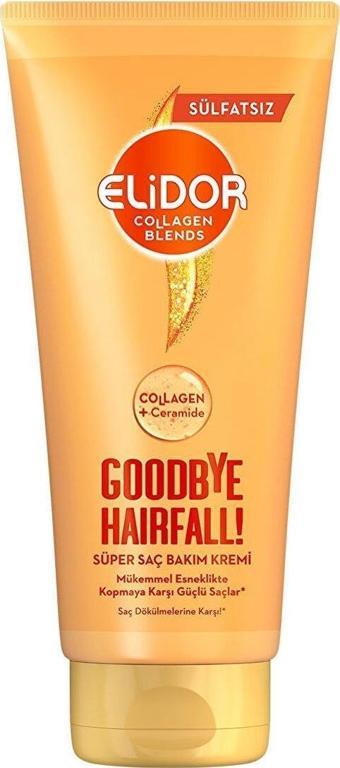 Elidor Collagen Blends Sülfatsız Saç Bakım Kremi Goodbye Hairfall Saç Dökülmelerine Karşı 170 ml