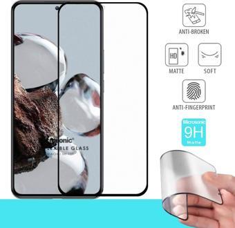 Microsonic Xiaomi Mi 12T Seramik Matte Flexible Ekran Koruyucu Siyah