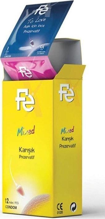 Fe Mixed Karışık 12li Prezervatif