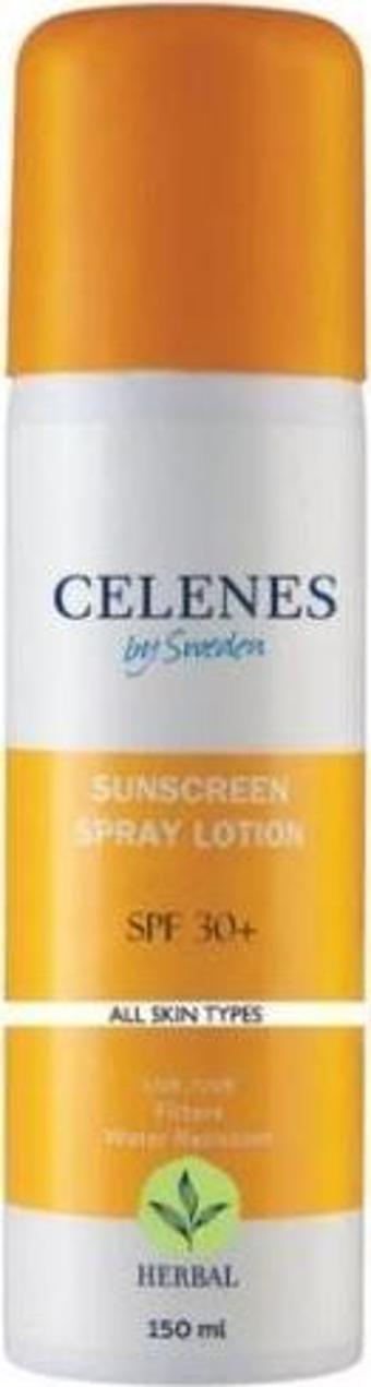 Celenes by Sweden Güneş Koruyucu Losyon Sprey Spf+30 150 ml