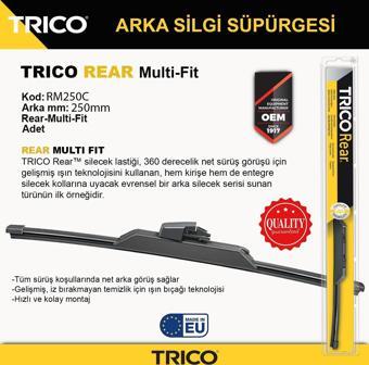 Trico MULTIFIT Arka Tek Silecek 250mm RM250C