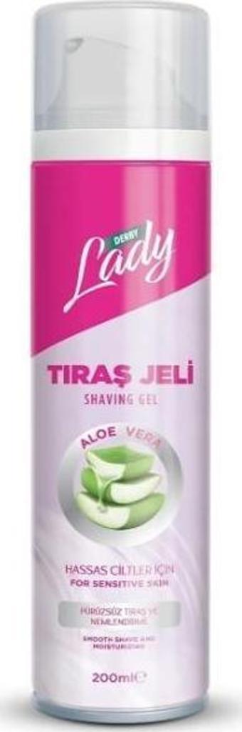 Derby Lady Tıraş Jeli Aloe Vera 200Ml