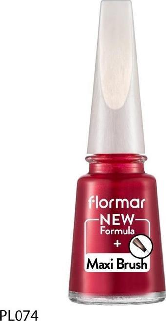 Flormar Oje Maxi Brush Pearly Red Attraction New