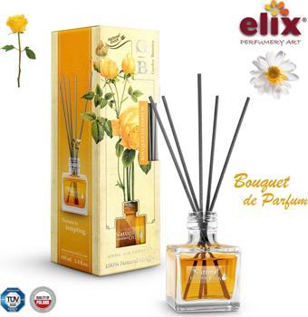 ELIX Doğal Çiçek Esansları İçeren, Ev - Ofis Kokusu 100ml. - Sedir ve Sandal Ağacı