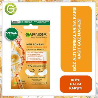 Garnier Göz Altı Torbalarına Karşı Kağıt Göz Maskesi