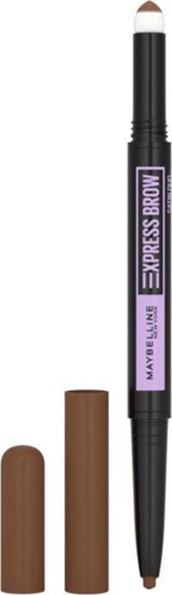 Maybelline New York Express Brow Satin Duo Çift Taraflı Kaş Kalemi - 02 Orta Ton 