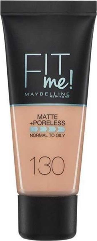 Maybelline New York Fit Me Matte+Poreless Fondöten - 130 Buff Beige