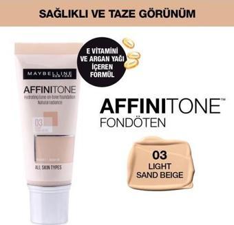 Maybelline New York Nemlendirme Etkili Fondöten - Affinitone Foundation 03