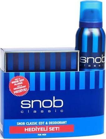 SNOB CLASSIC EDT+DEO HEDİYELİ KOFRE