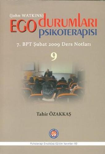 Ego Durumları Psikoterapisi - 9 - Psikoterapi Enstitüsü