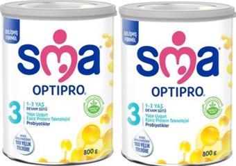Sma Optipro 3 Probiyotik Bebek Sütü 800 Gr 2 Adet