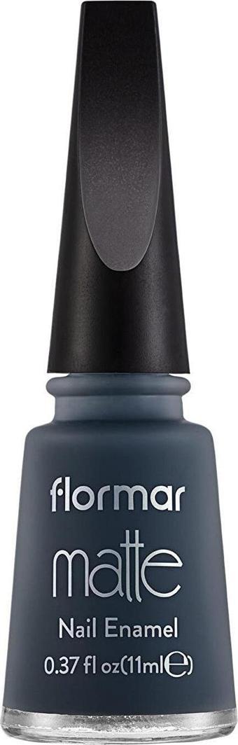 Flormar Mat Oje - Mavi -Matte Nail Enamel M57 Pacific