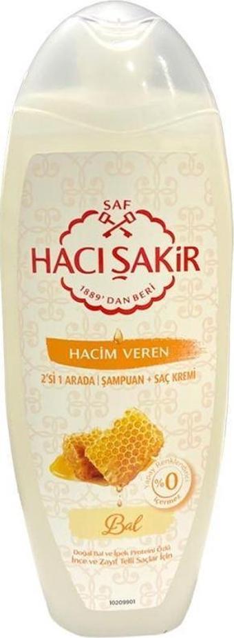 Hacı Şakir Şampuan Bal Özlü 2'si 1 Arada 500 Ml