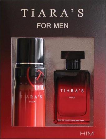 Tiaras Him Edt 100ml Erkek Parfüm + 150ml Deodorant Set