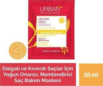 Urban Care Hibiscus&shea Butter Kıvırcık Ve Dalgalı Saçlar Duş Öncesi Saç Bakım Maskesi 50ml