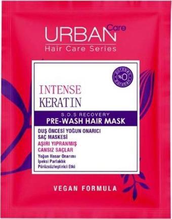 Urban Care Intense Keratin Aşırı Yıpranmış Saçlar Onarıcı Duş Öncesi Saç Bakım Maskesi 50ml