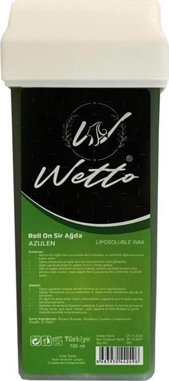 Wetto Professional Kartuş Ağda Azulen(YEŞİL) 100ml