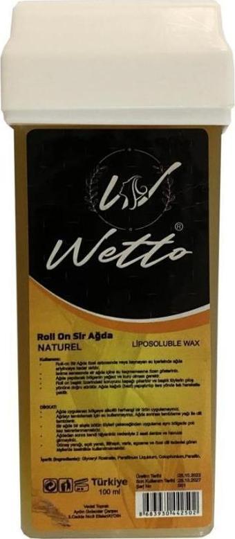 Wetto Professional Kartuş Ağda Naturel(SARI) 100ml