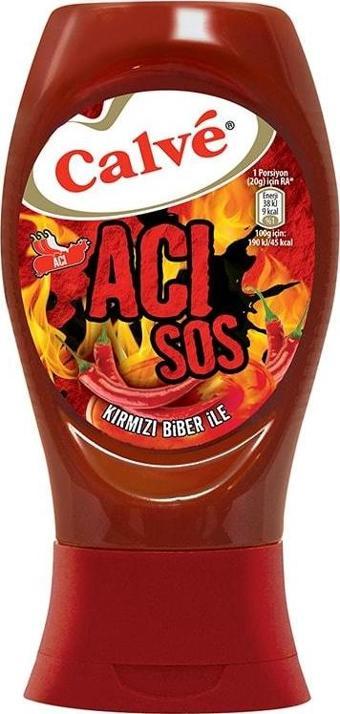 Calve Acı Sos 265 gr