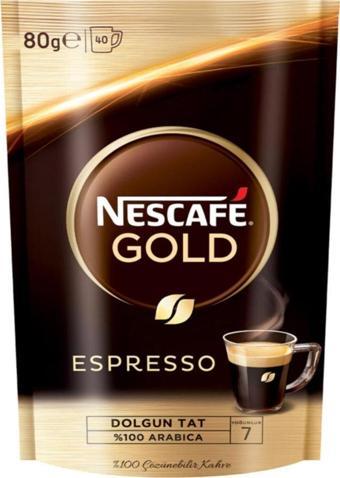 Nescafe Gold Espresso Ekonomik Paket 80 gr