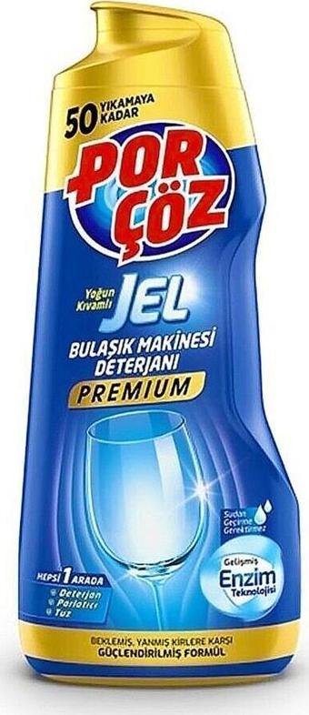 Porçöz Premium Bulaşık Makinesi Deterjanı Jel 900 Ml