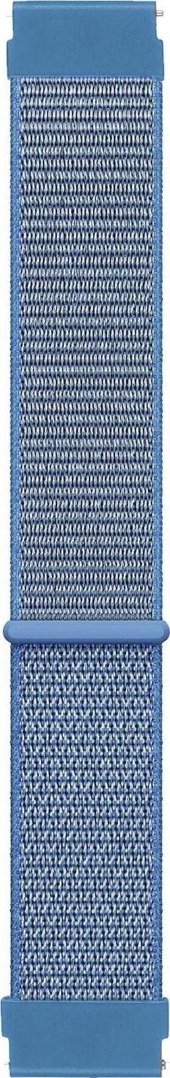 Microsonic Amazfit GTS 2 42mm Hasırlı Kordon Woven Sport Loop Mavi