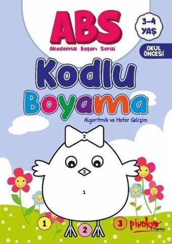 ABS Kodlu Boyama Algoritmik ve Motor Gelişim 3 - 4 Yaş - Buçe Dayı - Pinokyo