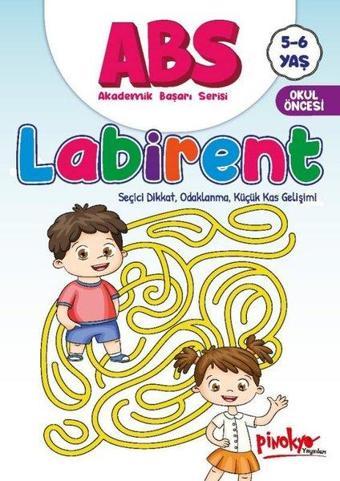 ABS Labirent - Seçici Dikkat, Odaklanma, Küçük Kas Gelişimi 5 - 6 Yaş - Buçe Dayı - Pinokyo