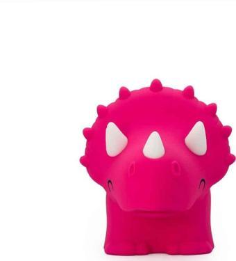 Dhink Silikon Gece Lambası Triceratops Pembe