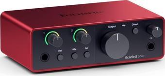 Focusrite Scarlett Solo Gen 4 Ses Kartı