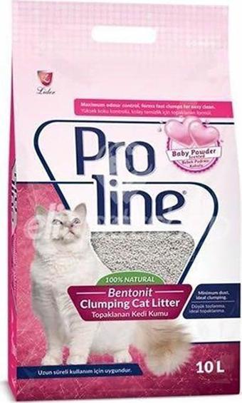 Proline Bentonit Kedi Kumu Bebek Pudralı 10 lt