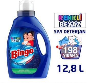 Bingo Beyaz ve Renkliler Sıvı Çamaşır Deterjanı 33 Yıkama 6 x 2145 ML