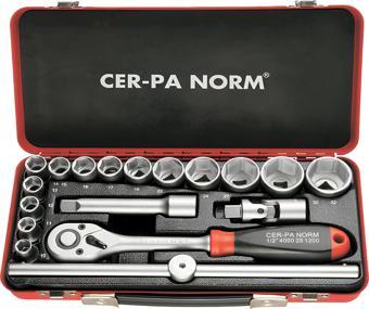 Cer-Pa Norm 4000 30 1217 ½" 18 Parça Lokma Anahtar Takımı