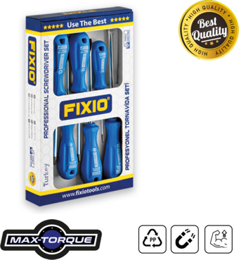 Fixio FT6000 6 Parça Torx Tornavida Takımı/Seti