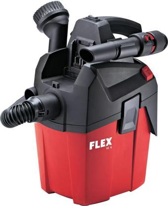 Flex VC 6 LMC 18.0 18V/2.5Ah. Çift Akülü 6Lt. Vakumlu Şarjlı Süpürge