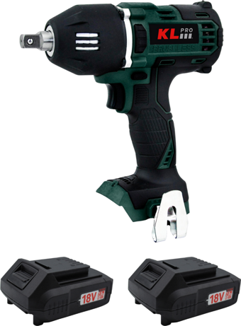 Klpro 18V 2Ah. 400Nm Şarjlı Somun Sıkma KLSS18BH-20 Kömürsüz Motor