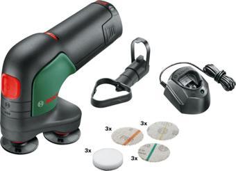 Bosch Easycurvsander 12 2,5ah Tek Akü Diskli Zımpara Ve Polisaj Makinesi 