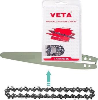Veta Palmera ZL2500 Motorlu Testere İnce Kılavuz + Zincir 30 Diş 1/4