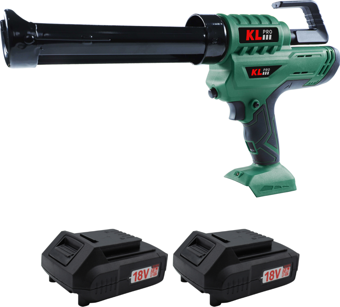 Klpro KLST18E-20 Şarjlı Silikon Tabancası 18V 2.0Ah. Çift Akülü Sosis/Kartuş Tip
