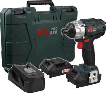 Klpro18Volt/2.0Ah Li-ion Kömürsüz Prof. Torklu Darbeli Vidalama Kldv18B-20