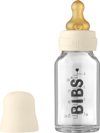 BIBS Baby Bottle Complete Set Biberon 110 ml - Ivory