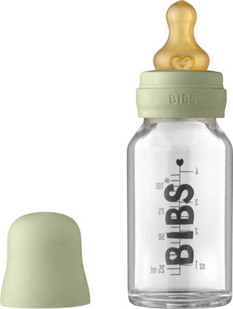 BIBS Baby Bottle Complete Set Biberon 110 ml - Sage