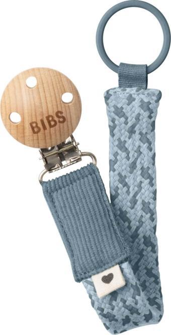 Bibs Paci Braid Emzik Askısı - Petrol / Baby Blue